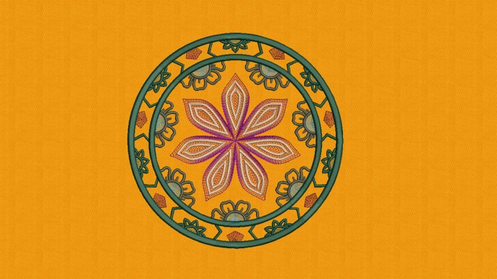 Mandala #003 Mandala Embroidery Design