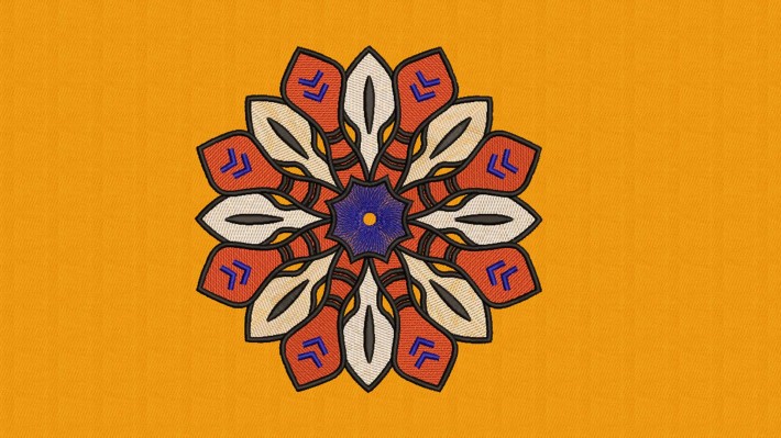 Mandala #004 Mandala Embroidery Design
