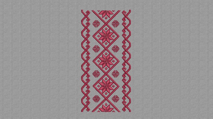 Continuous Pattern / Border Embroidery Design