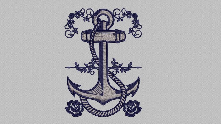 Anchor and Roses