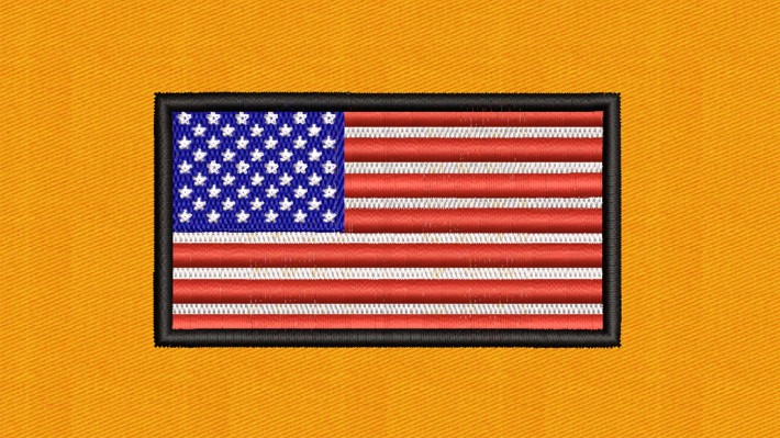 USA Flag Embroidery Designs