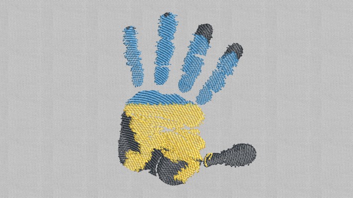 Ukraine Hand Palm Embroidery Designs