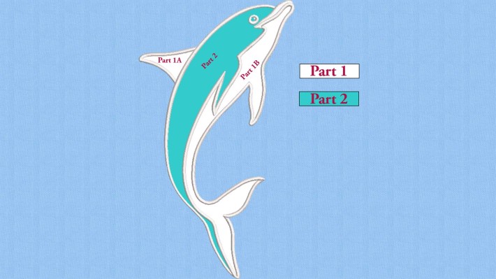 Dolphin Applique Designs