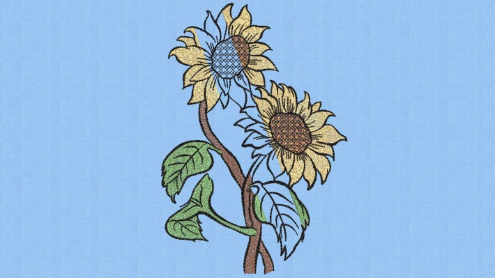 Sunflower 001 Designs
