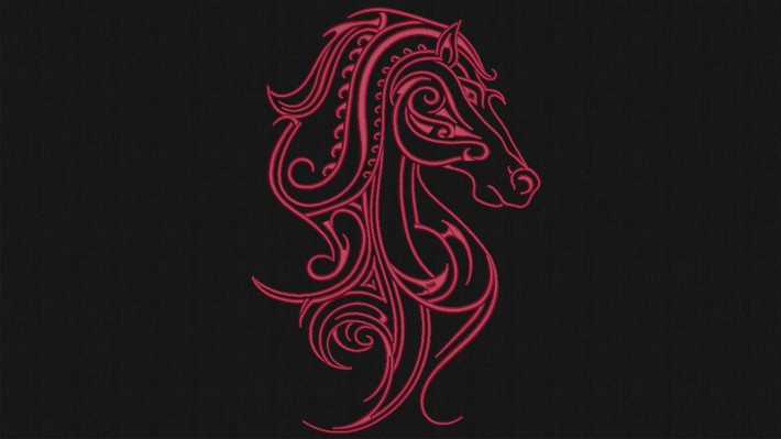 Horse Ornamental Embroidery Designs