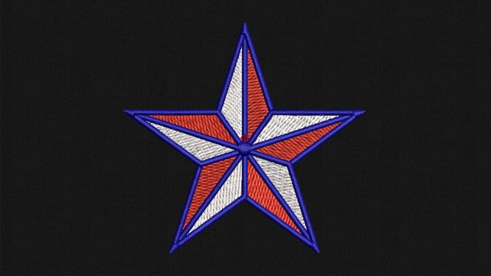 3D Star Embroidery Designs