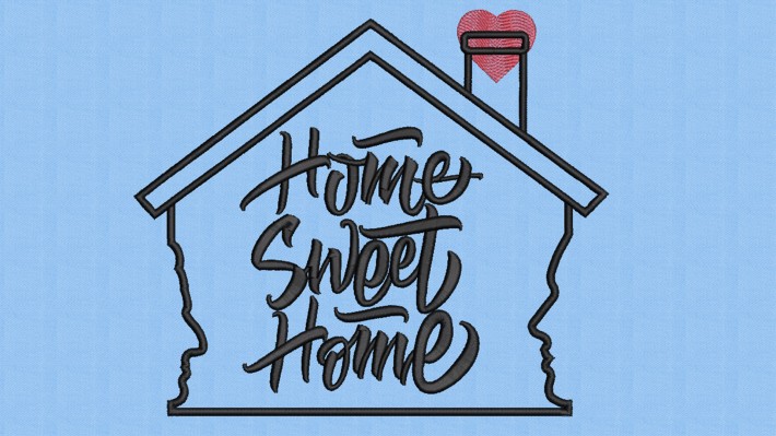 Home Sweet Home Embroidery Designs