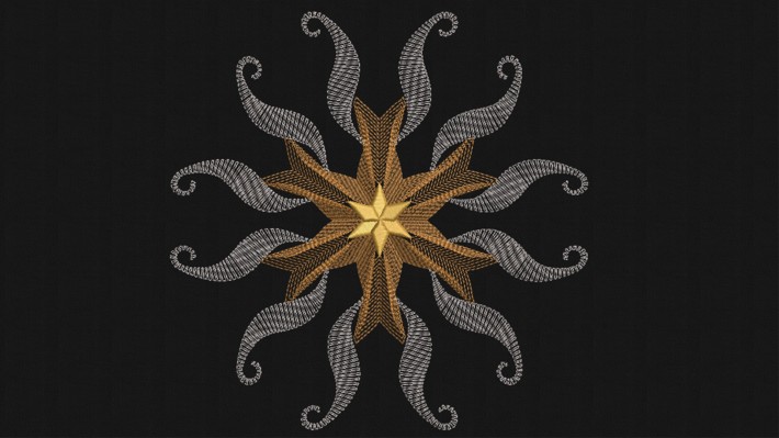 Star Ornamental Mandala Embroidery Designs