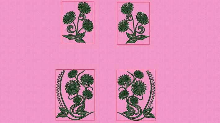 Pocket Floral 002 Embroidery Designs